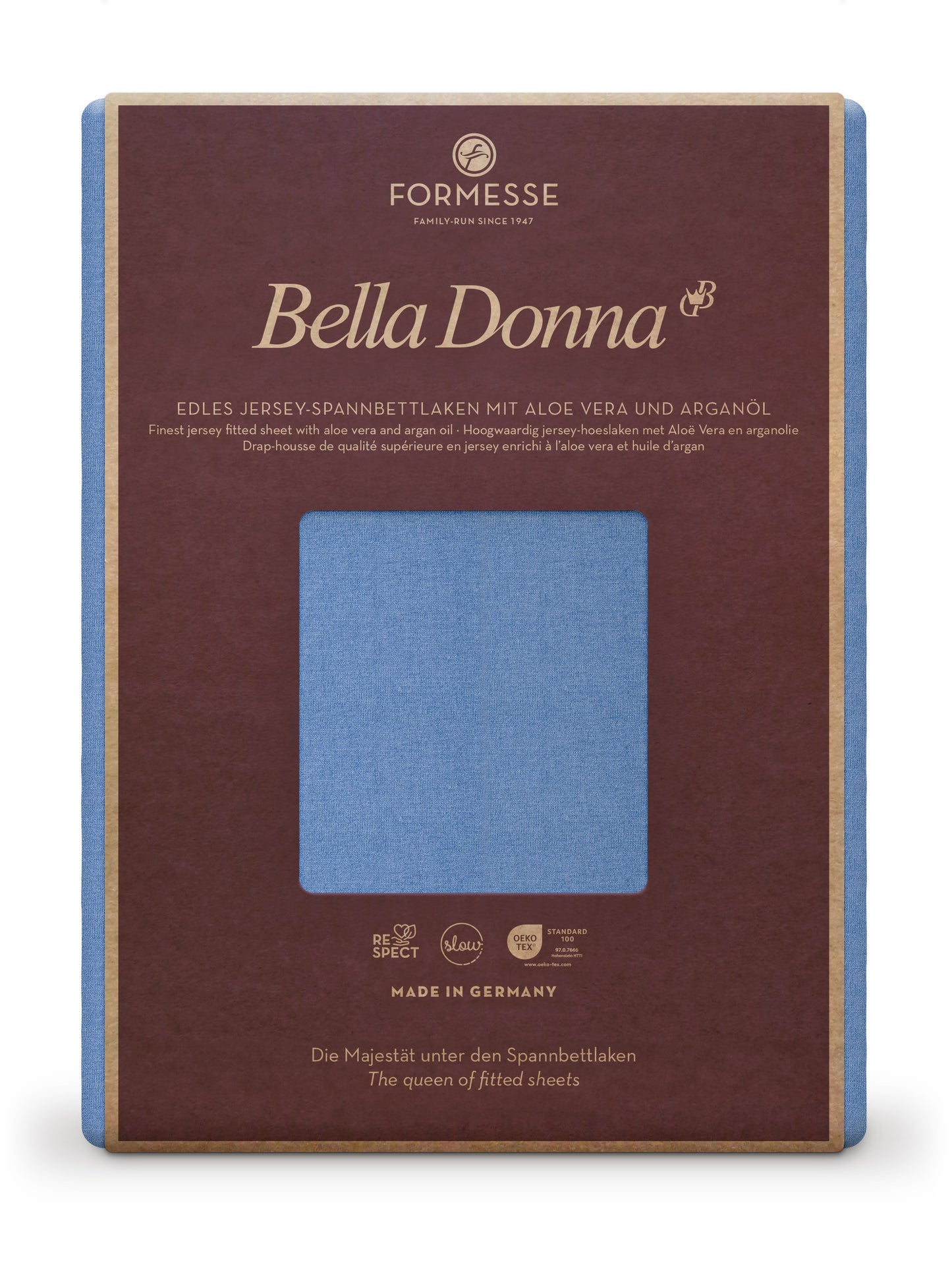 Formesse Bella-Donna Jersey Spannbettlaken 0211 jeansblau