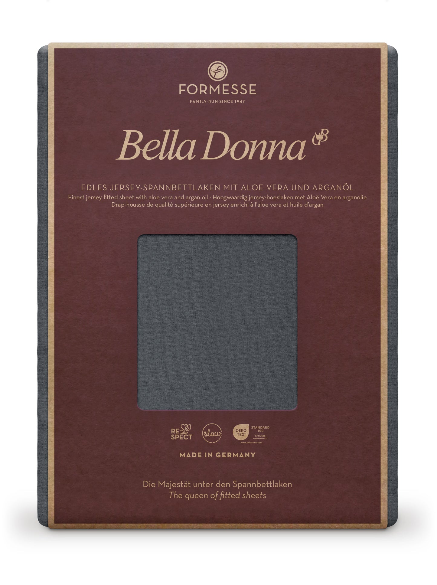Formesse Bella-Donna Jersey Spannbettlaken 0220 graphit
