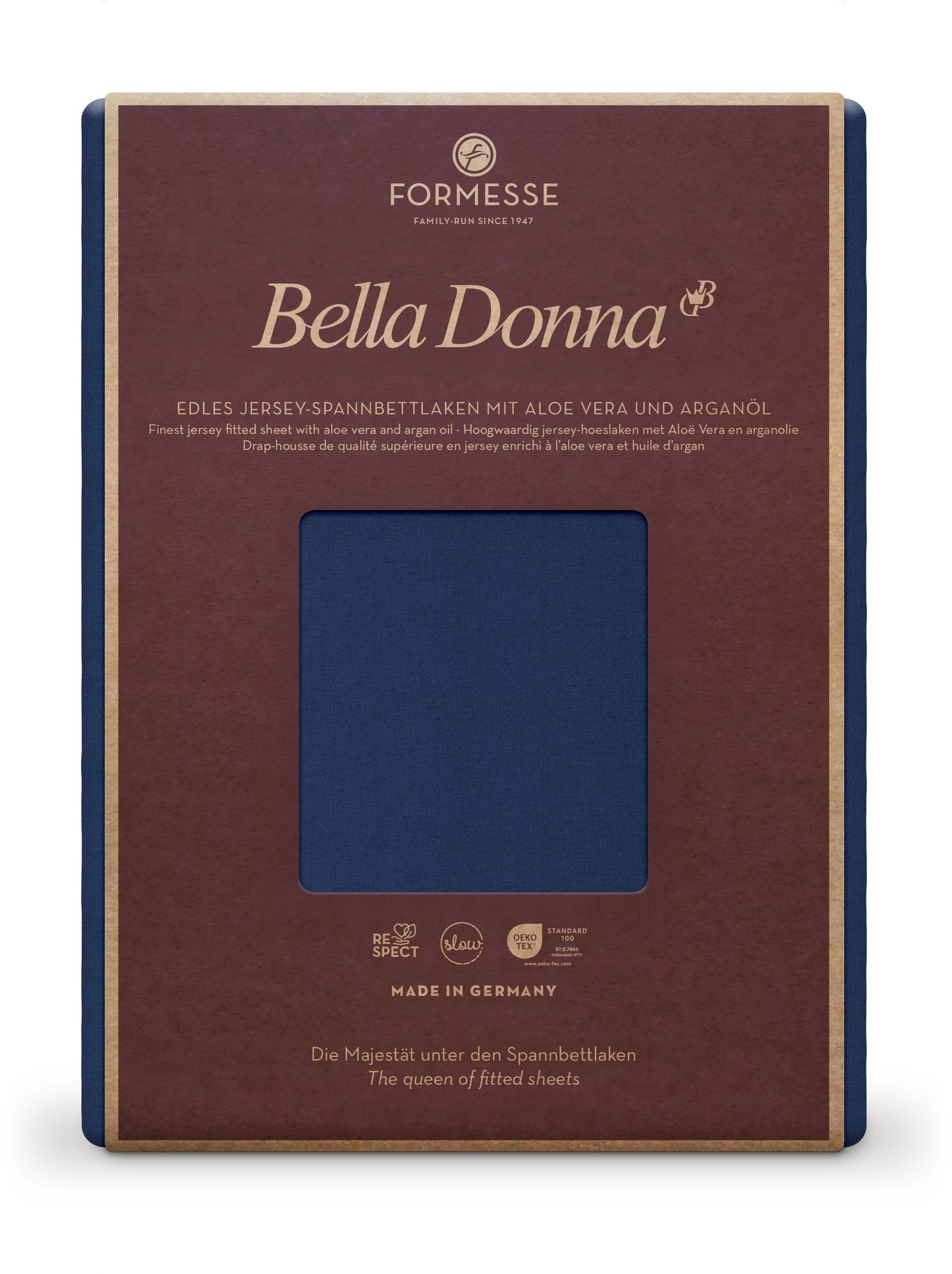 Formesse Bella-Donna Jersey Spannbettlaken 0507 marine