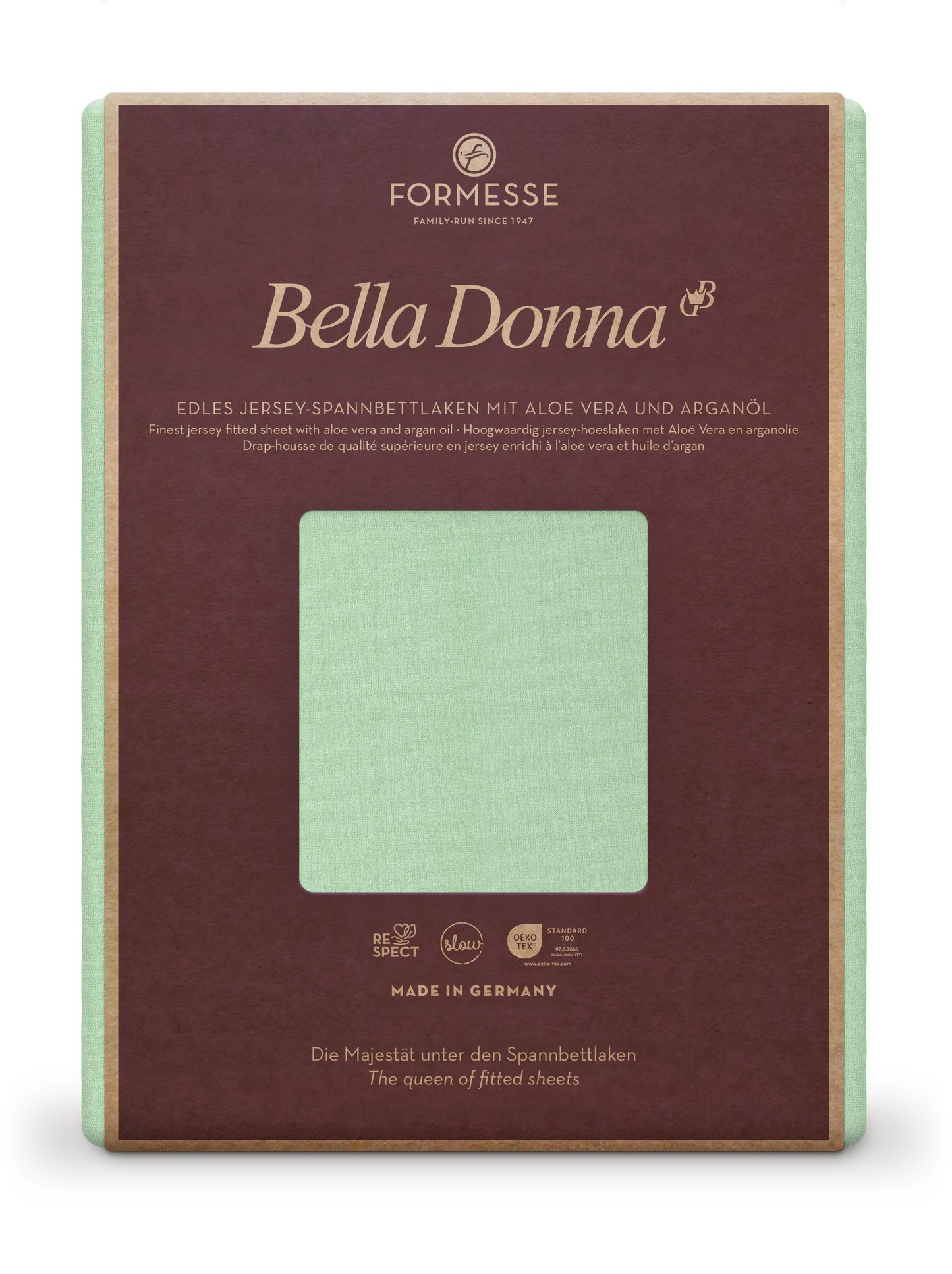 Formesse Bella-Donna Jersey Spannbettlaken 0524 mint
