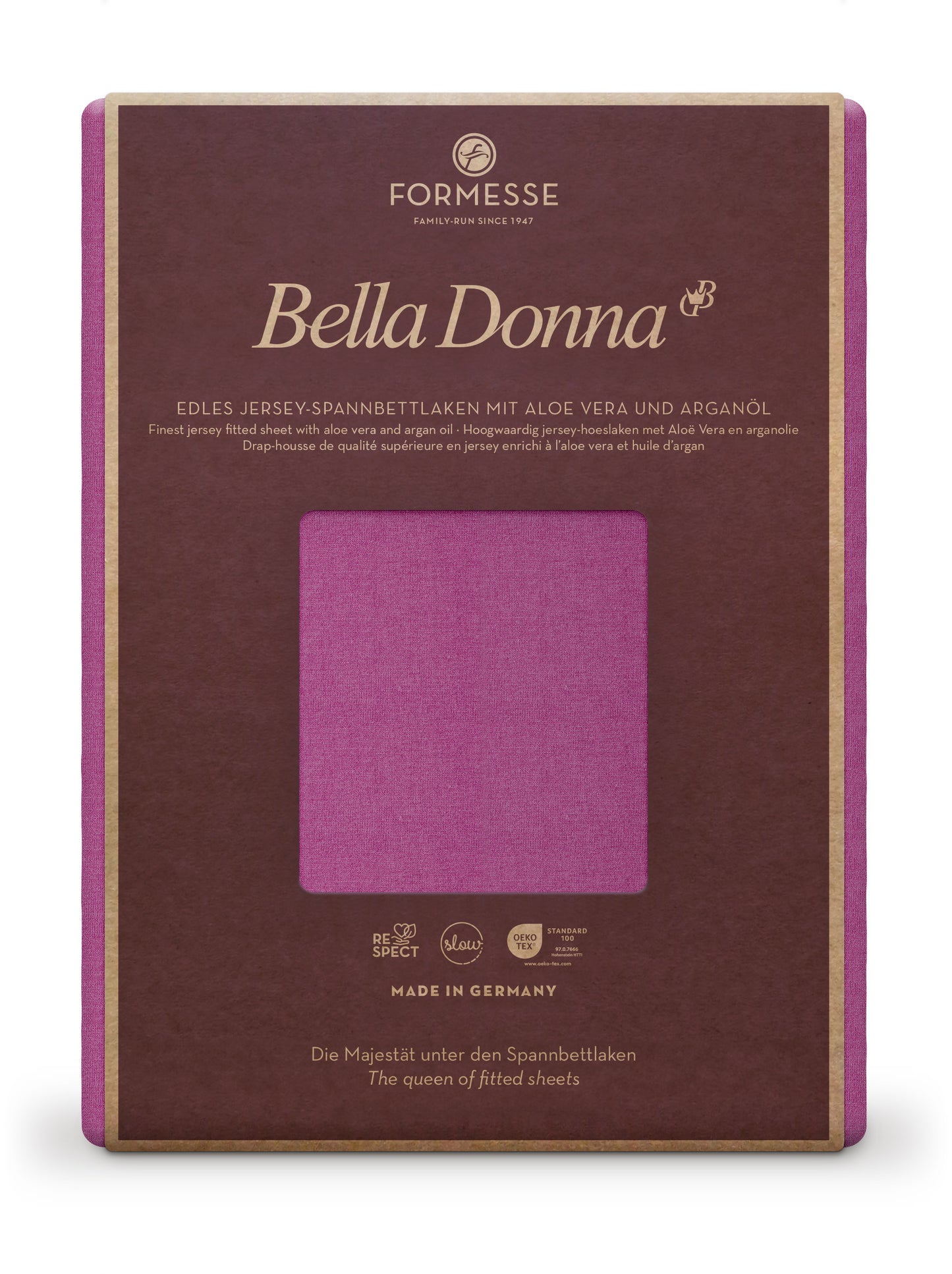 Formesse Bella-Donna Jersey Spannbettlaken 0540 fuchsia