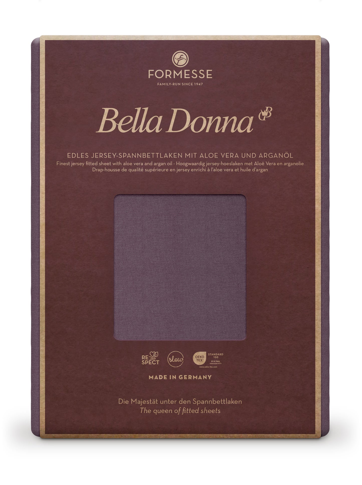 Formesse Bella-Donna Jersey Spannbettlaken 0546 violett