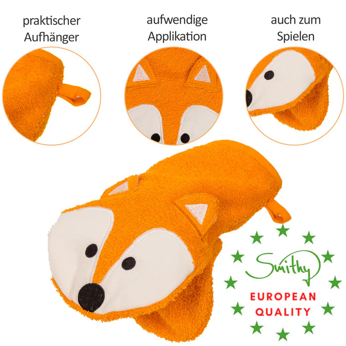 Smithy Spiel-Waschhandschuh Fuchs (nur noch 1 St vorhanden)