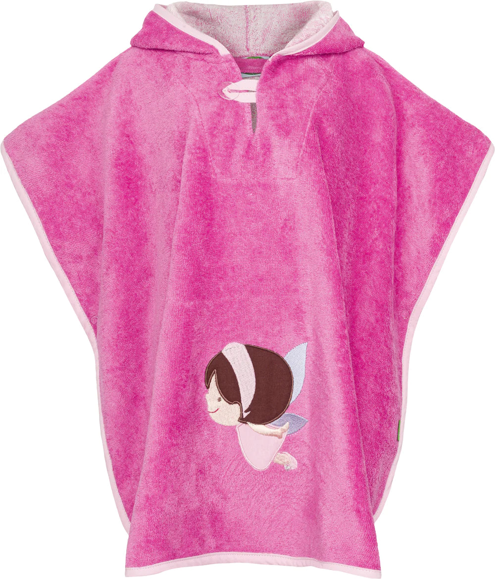 Smithy Kinder Badeponcho Elfe pink 55x70 cm (1St)