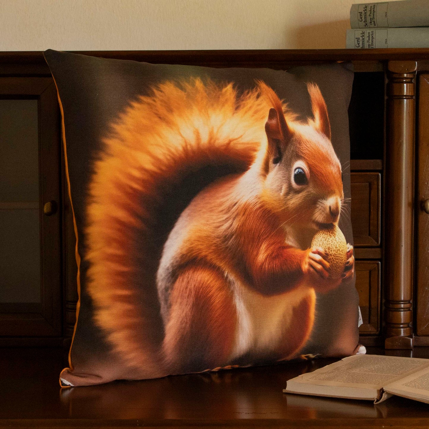 Sprügel Sweet Squirrel Eichhörnchen Kissenbezug 45x45