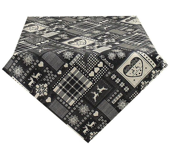 Hossner Tischläufer Landhaus anthrazit 30x70 cm (1St)