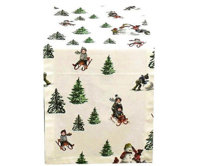 Hossner Weihnachten Tischläufer Schneekinder (1St)
