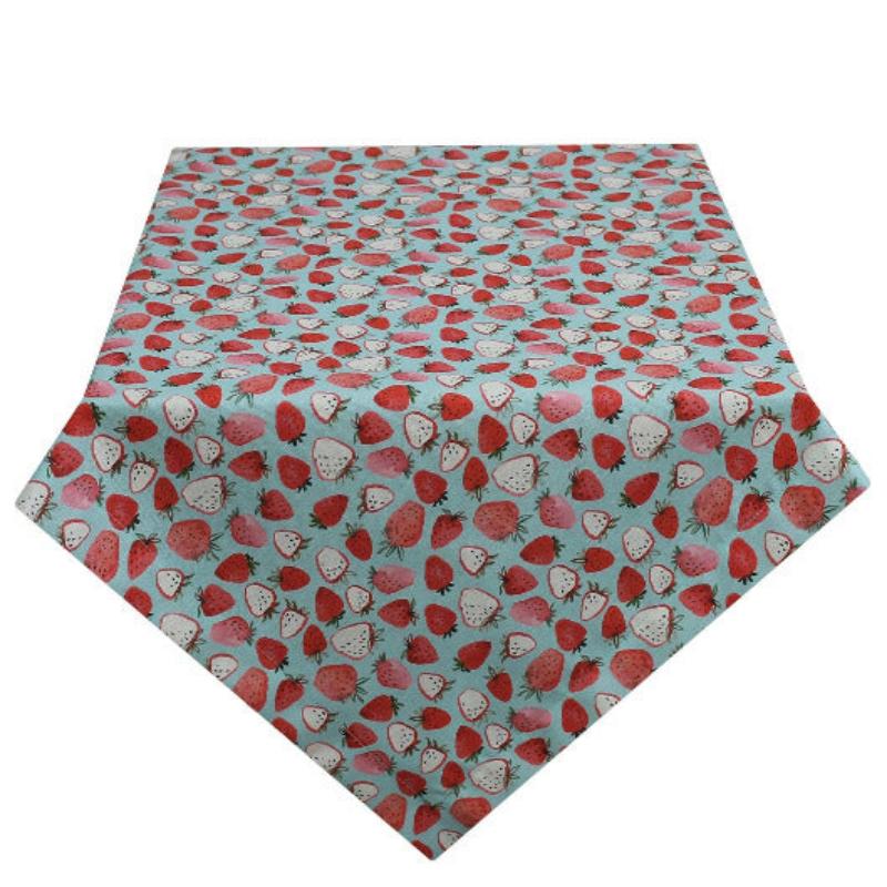 Hossner Mitteldecke Kissenbezug Erdbeeren Strawberry (je 1 St)