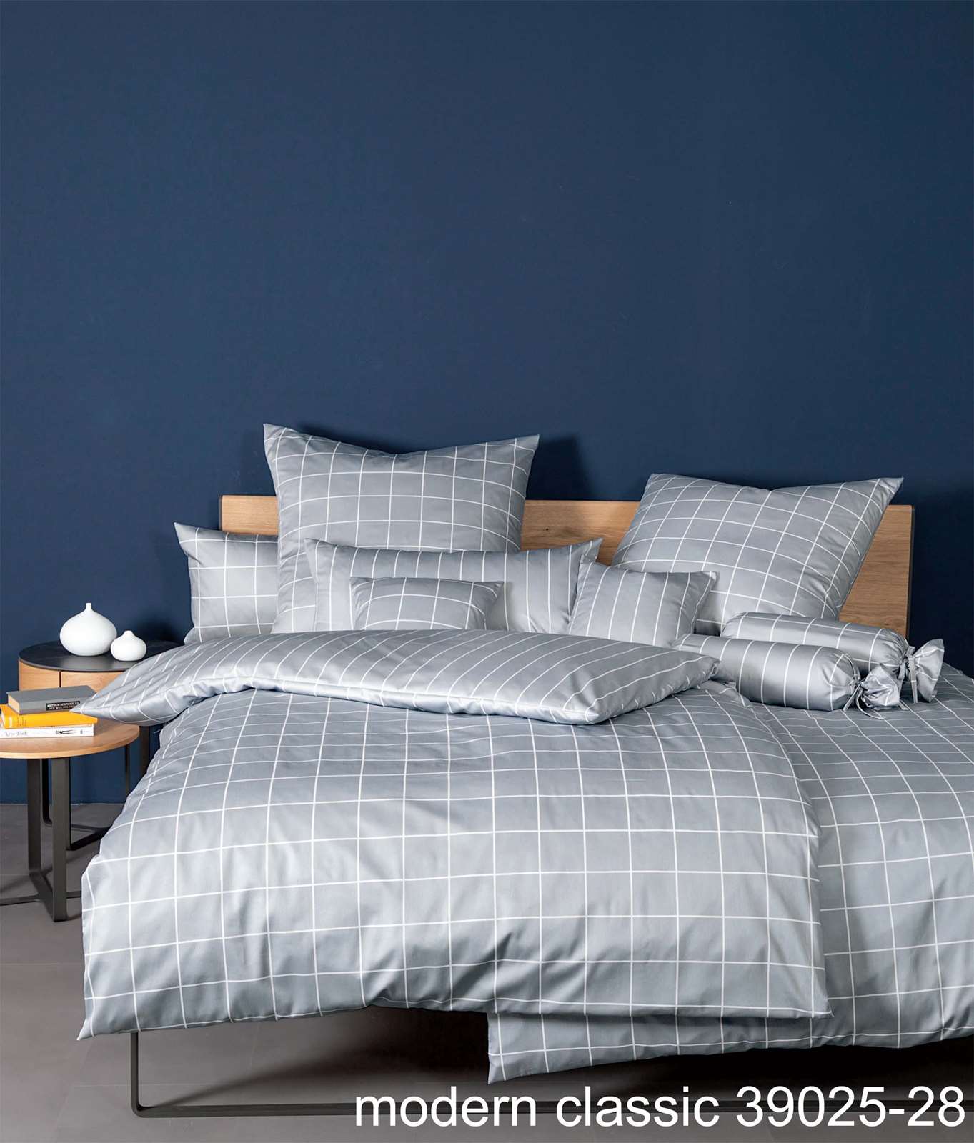 Janine Mako-Satin Bettwäsche modernclassic 39025 28 platin