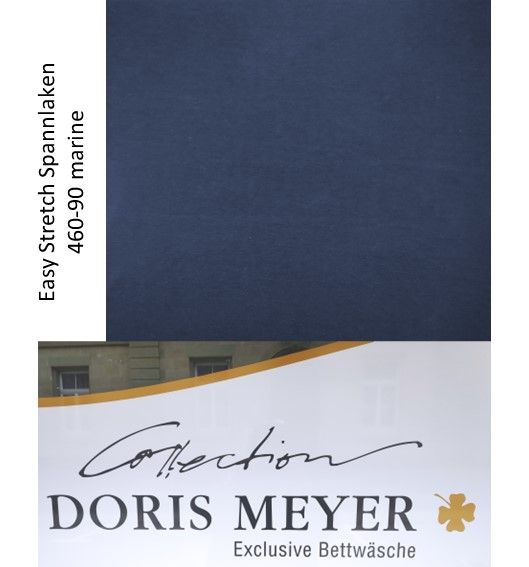 Jersey Easy Stretch Spannlaken Doris Meyer 460-90 marine