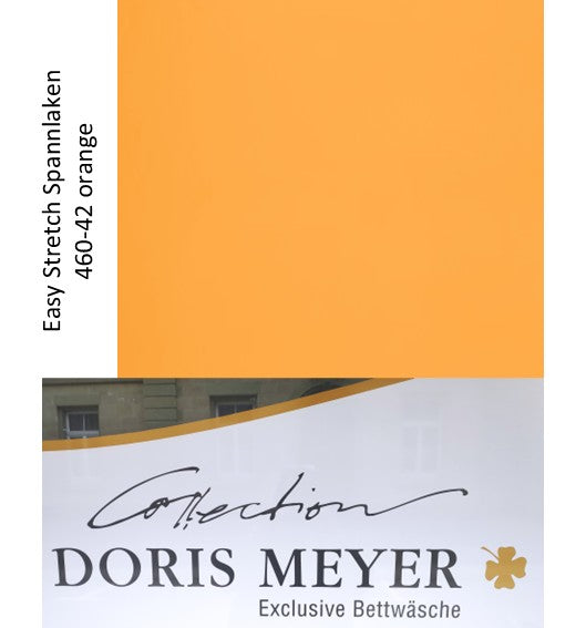 Jersey Easy Stretch Spannlaken Doris Meyer 460-42 orange