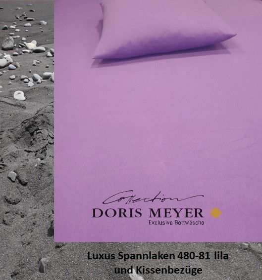 Jersey Luxus Spannlaken Doris Meyer 480-81 lila