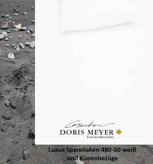 Jersey De Luxe Spannlaken Doris Meyer 480-00 weiß