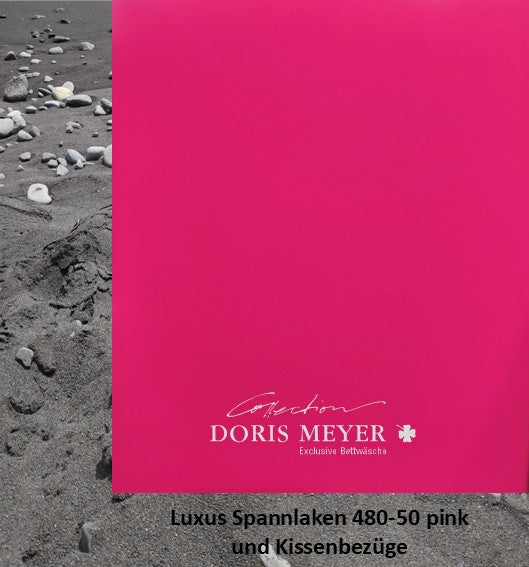 Jersey Luxus Spannlaken Doris Meyer 480-50 pink