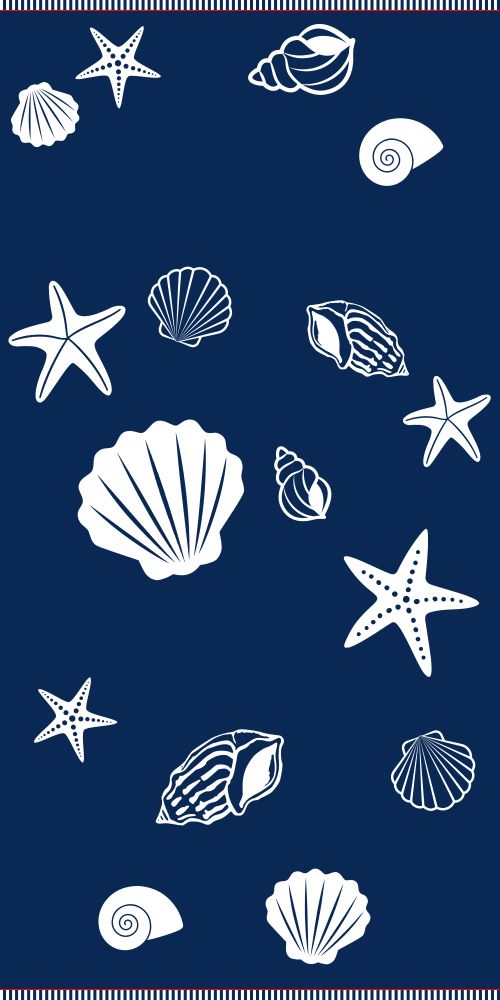 Ross Handtuch und Duschtuch Muscheln 50x100 und 70x140 reine Baumwolle