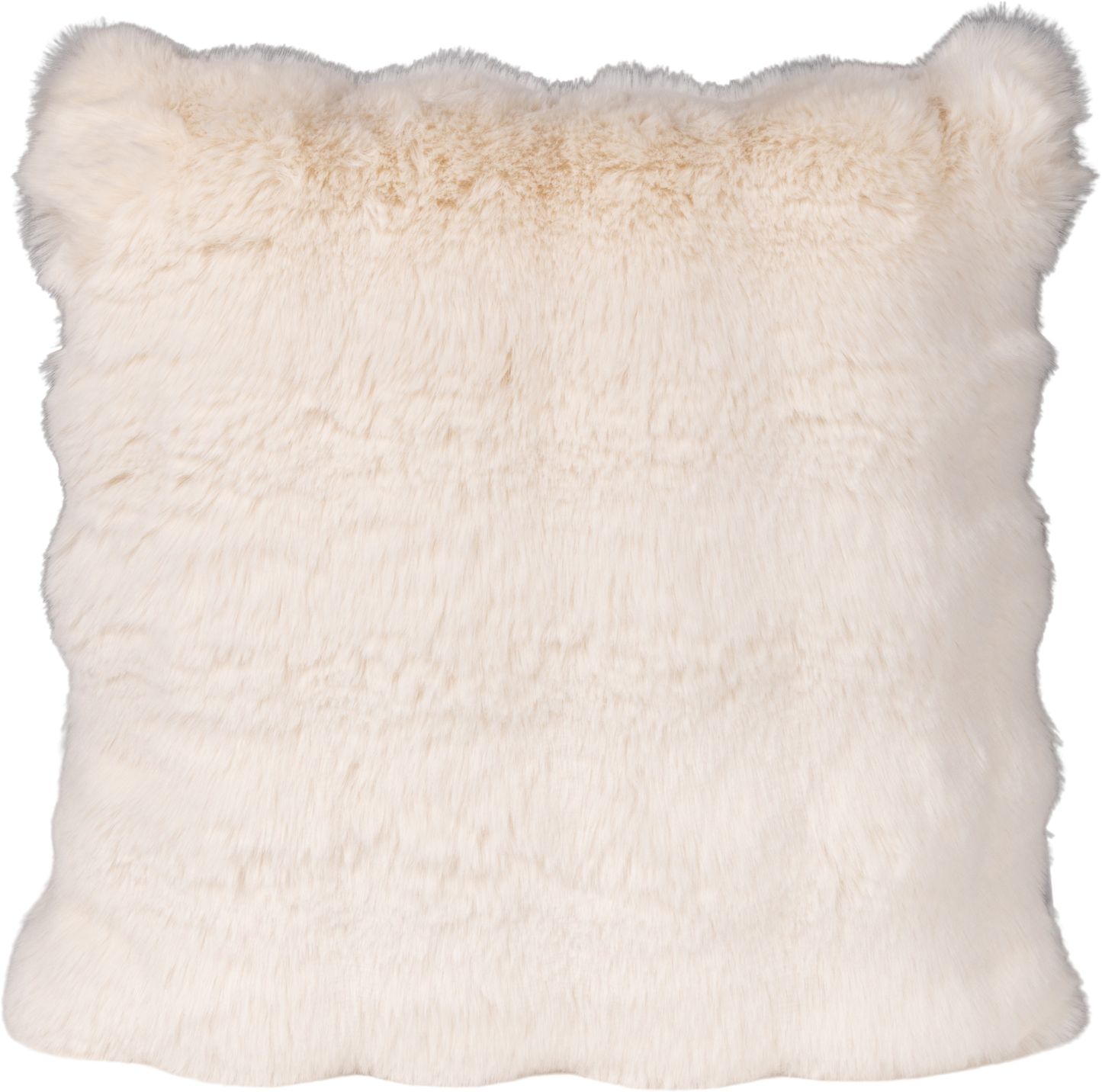 Sprügel Kissenbezug Kunstfell Bubble 45x45 anthrazit und natural