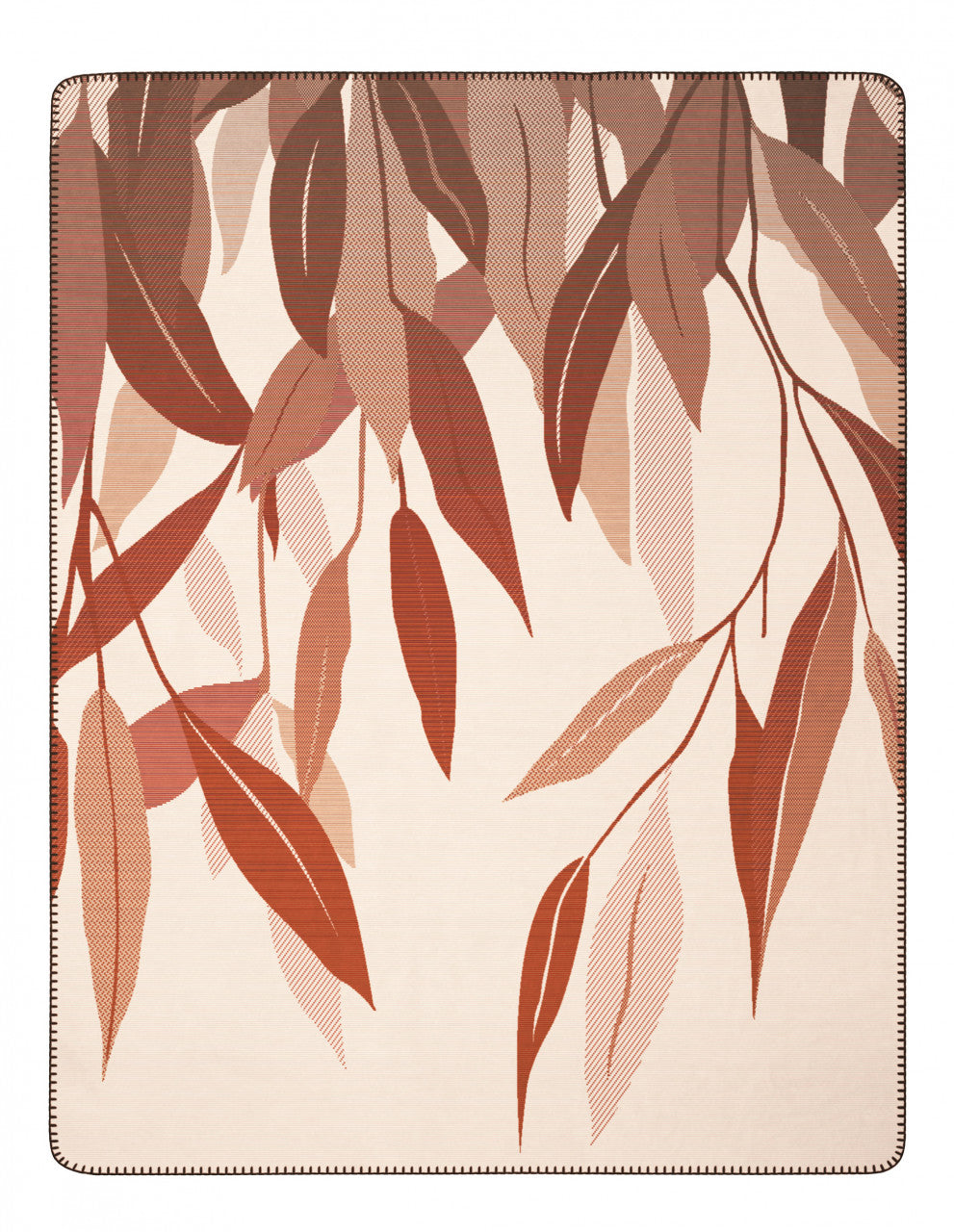 Biederlack Wohn- und Kuscheldecke "Ember Leaves" – 150 x 200 cm