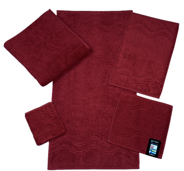Ross UNI-Wolk Handtücher 9008 - Cashmere 14 vino