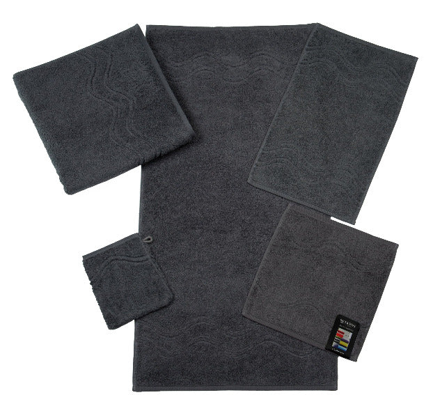Ross UNI-Wolk Handtücher 9008 - Cashmere 86 anthrazit
