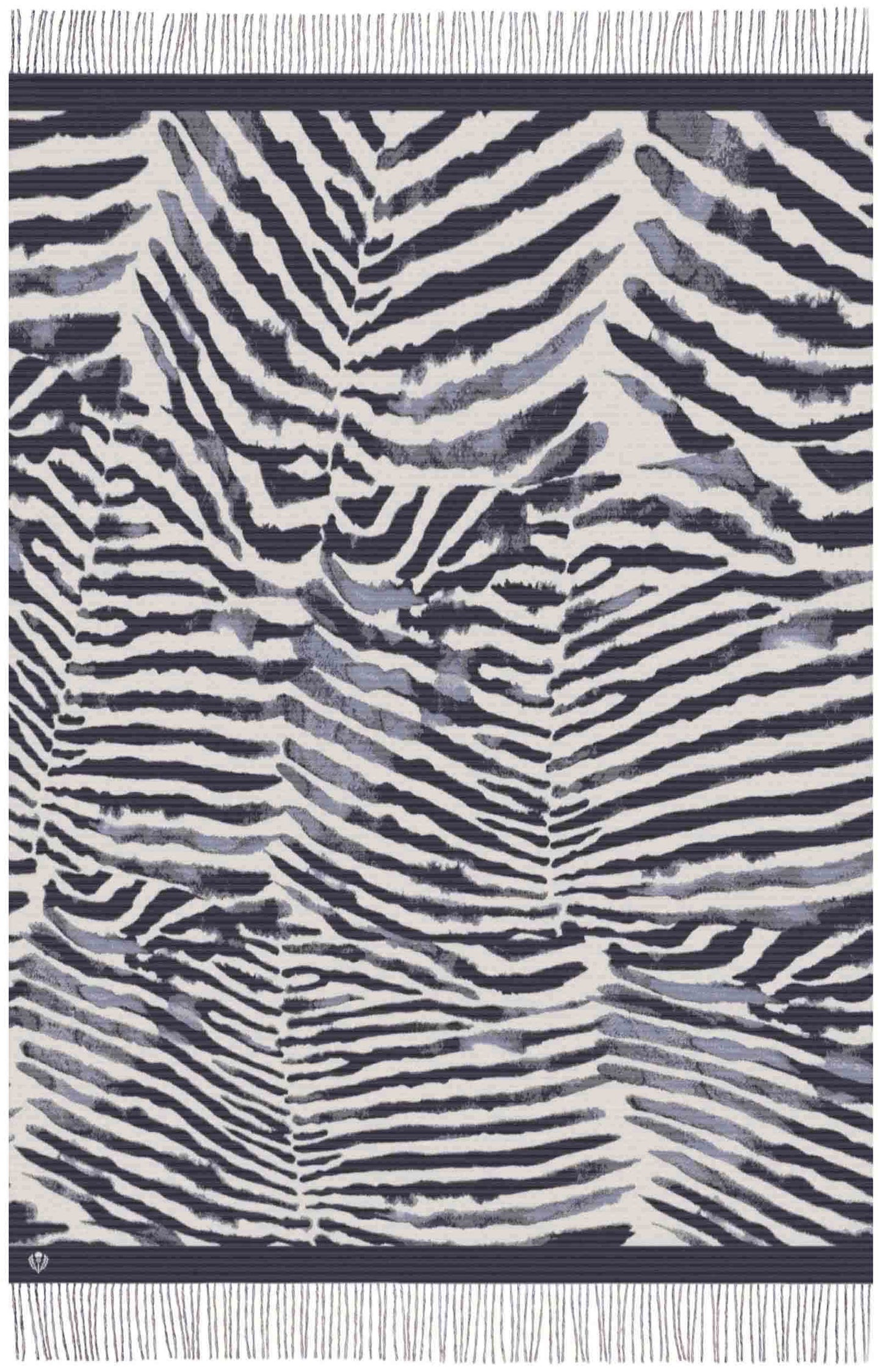 Fraas Wohndecke Cashmink Decke Plaid mit Zebra Design 670204-990 (1St)