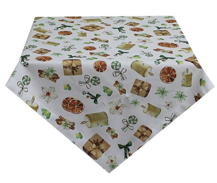 Hossner Weihnachten Mitteldecke Winter Candles (1St)