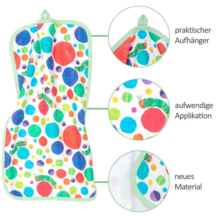 Smithy Handtuch Raupe Nimmersatt groß 50x100