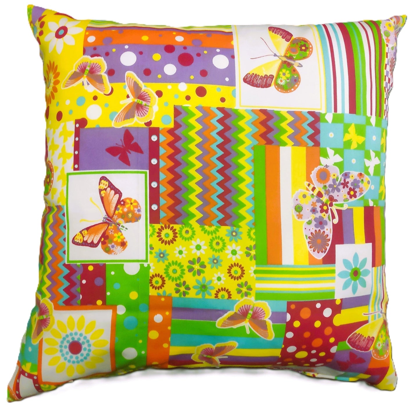 Kissenhülle Hossner Schmetterling bunt Frühling 50x50