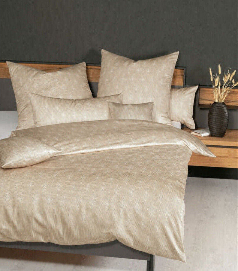 Janine Interlock-Jersey Bettwäsche CARMEN S 135x200+80x80 naturell (nur noch 1St vorhanden)