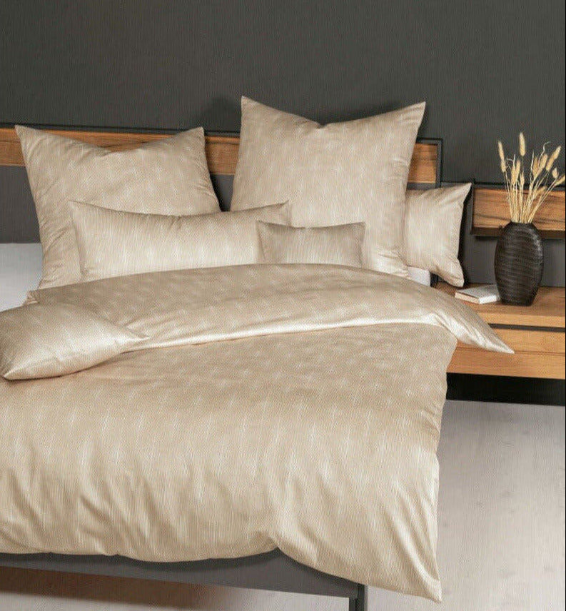 Janine Interlock-Jersey Bettwäsche CARMEN S 135x200+80x80 naturell (nur noch 1St vorhanden)