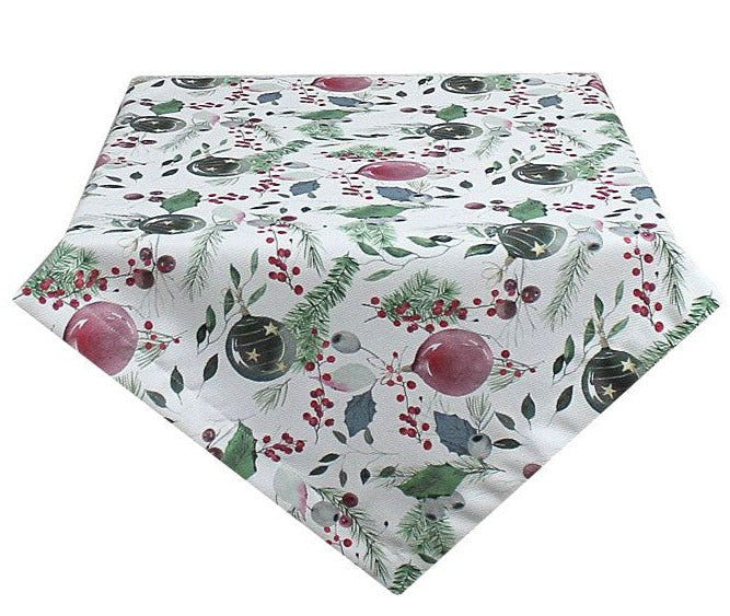 Hossner Tischläufer Weihnachskugeln Deko (1St)