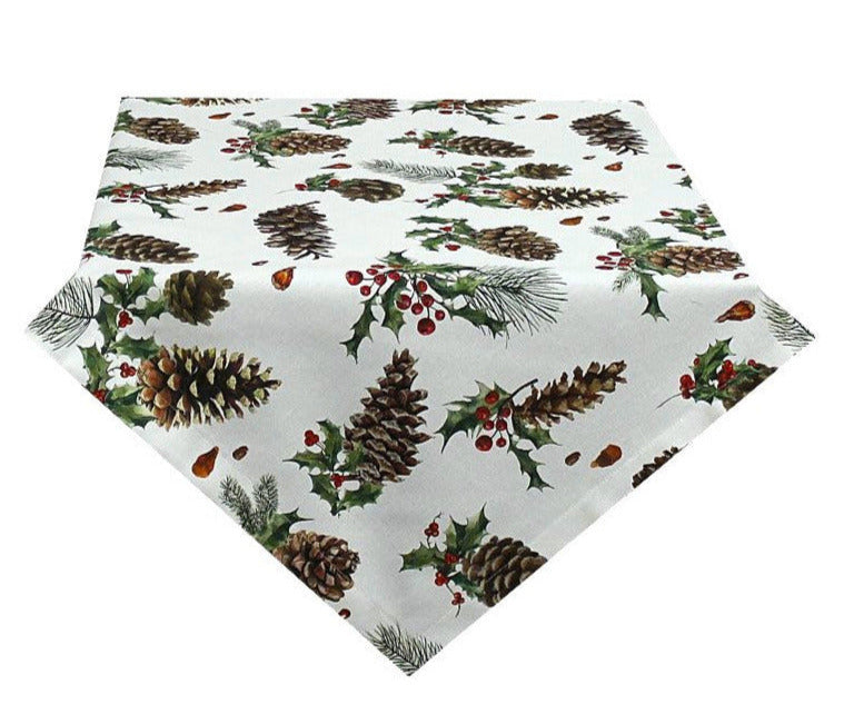 Hossner Tischläufer Pinien Winter Weihnachten (1St)