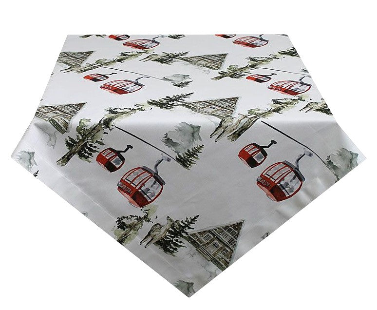 Hossner Weihnachten Mitteldecke Winter Gondel (1St)