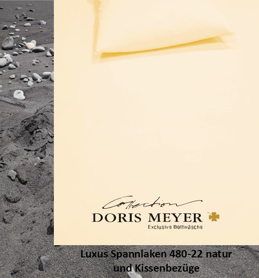 Jersey Luxus TOPPER Spannlaken 480-22 natur