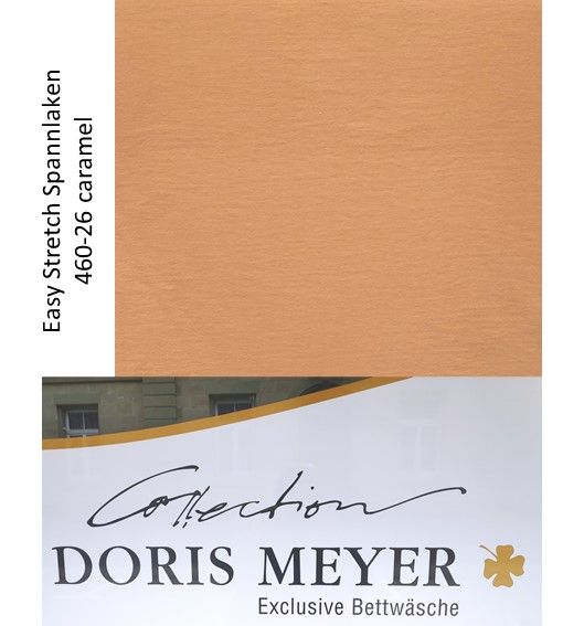 Jersey Easy Stretch Spannlaken Doris Meyer 460-26 caramel
