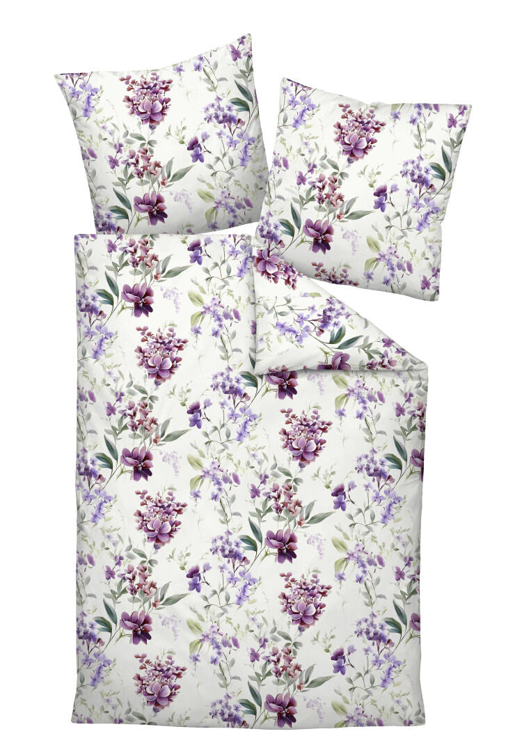 Janine Interlock-Jersey Bettwäsche CARMEN S 55128 lila beere