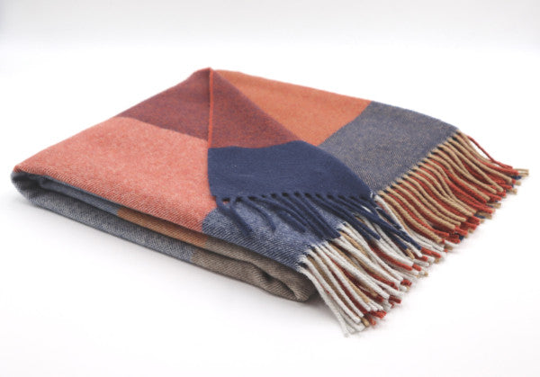 Biederlack Kaschmir-Plaid "Pleasant" mehrfarbig, 130x170 cm