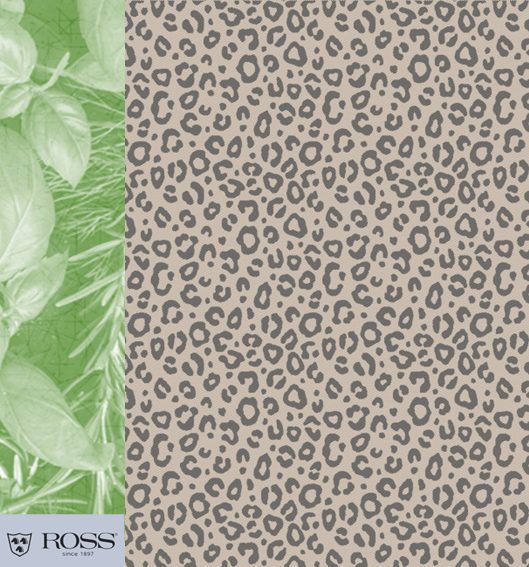 Ross Geschirrtuch 100% Baumwolle Leo anthrazit 50x70