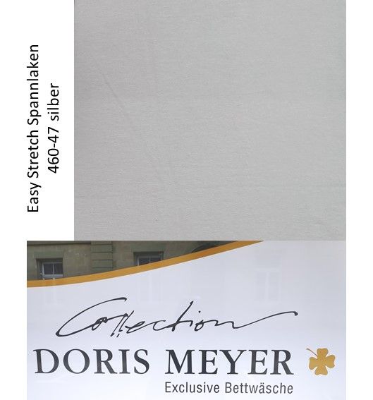 Jersey Easy Stretch Spannlaken Doris Meyer 460-47 silber