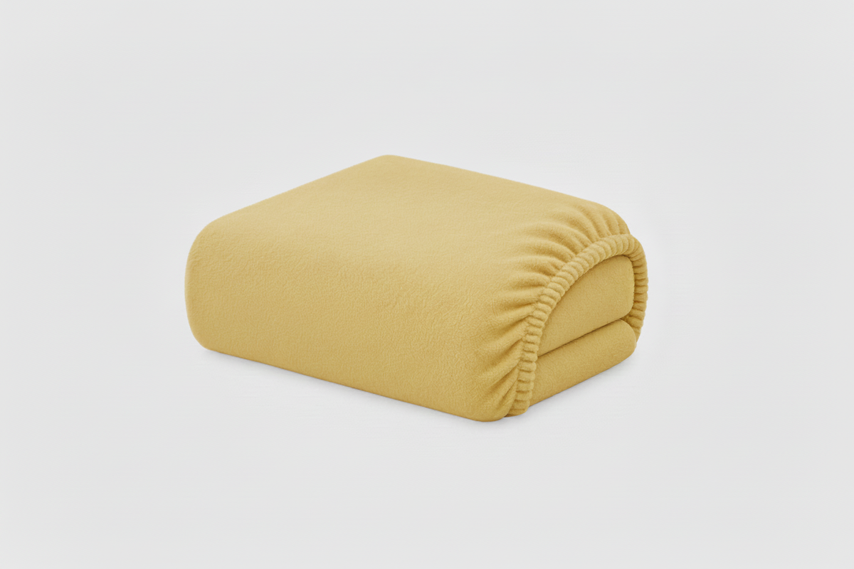 NICKY-Velours Spannbettlaken 220 g/m² bis 25 cm, Vanille