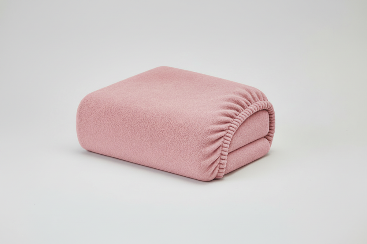 NICKY-VELOUR Fitted Sheet 220g/m² DEPTH 25 cm 330-68 rose