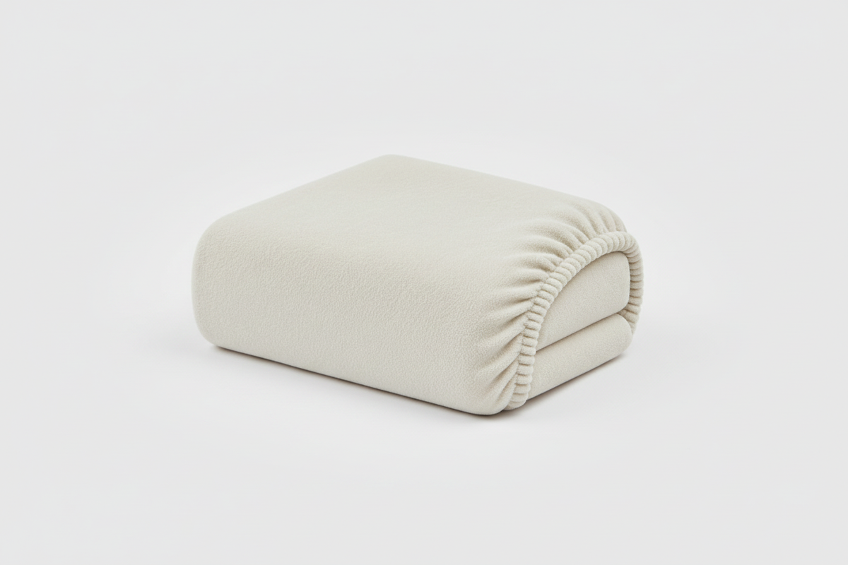 NICKY VELOUR Fitted sheets and pillowcases 220g/m² HEIGHT 25 cm 330-23 beige
