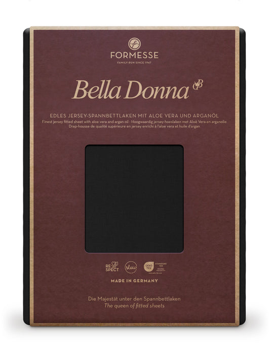 Formesse Bella-Donna Jersey Spannbettlaken 0101 schwarz