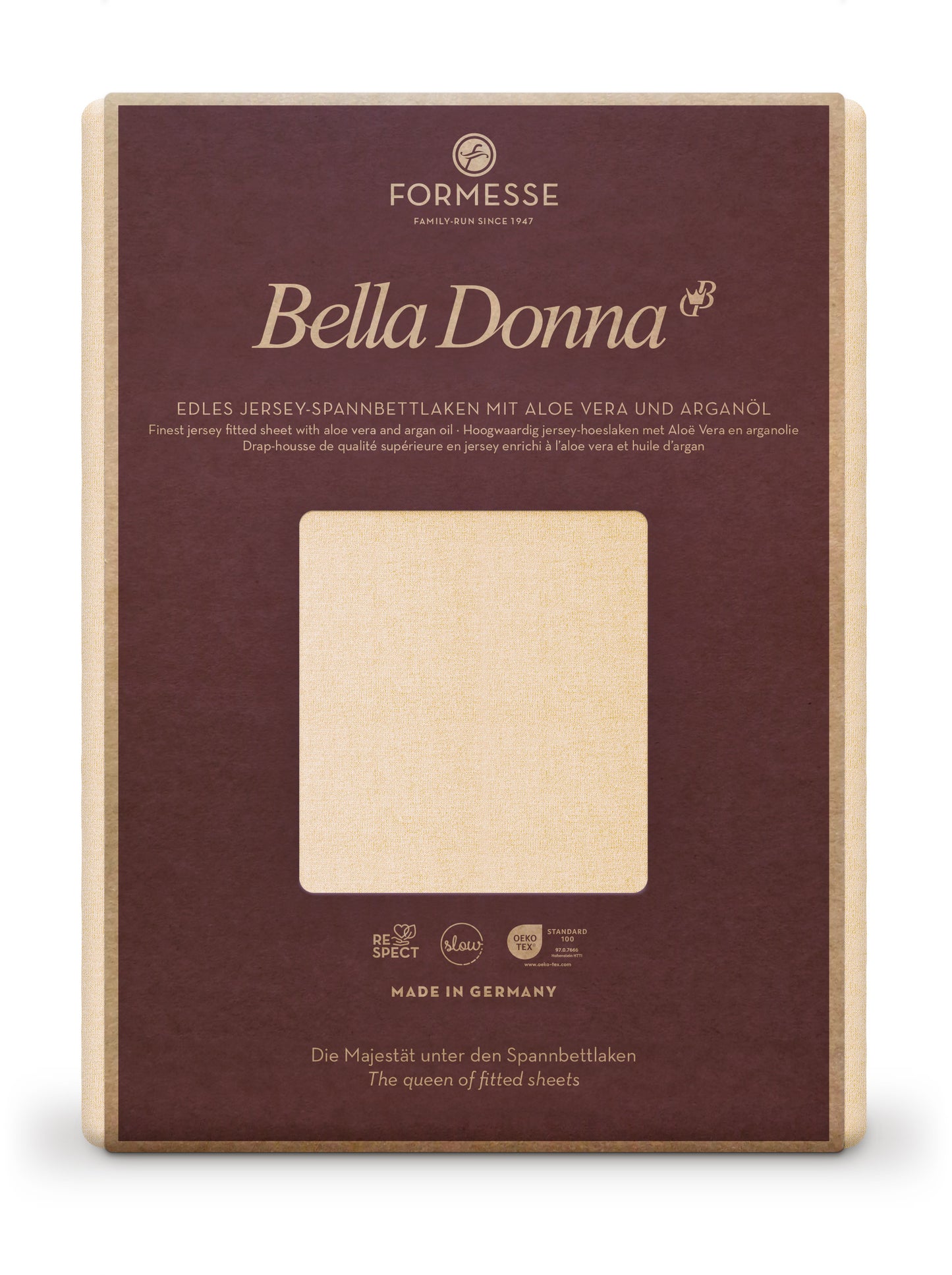 Formesse Bella-Donna Jersey Spannbettlaken 0110 puder