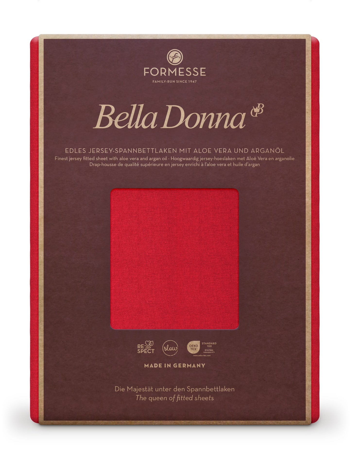 Formesse Bella-Donna Jersey Spannbettlaken 0185 rot