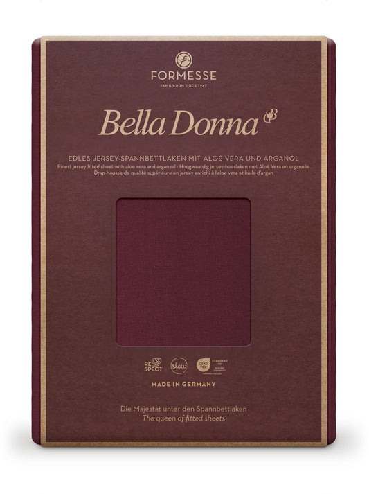 Formesse Bella-Donna Jersey Spannbettlaken 0033  cabernet
