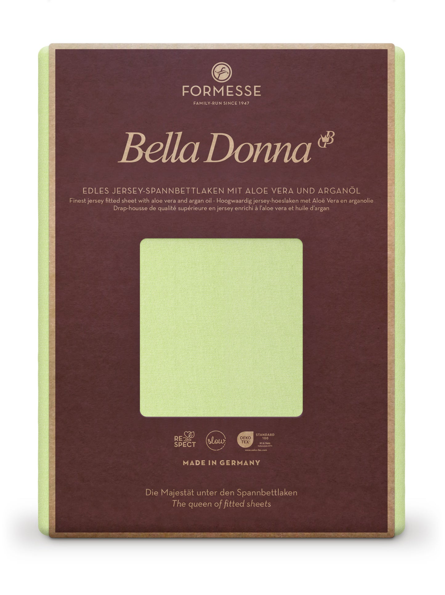 Formesse Bella-Donna Jersey Spannbettlaken 0531 limette