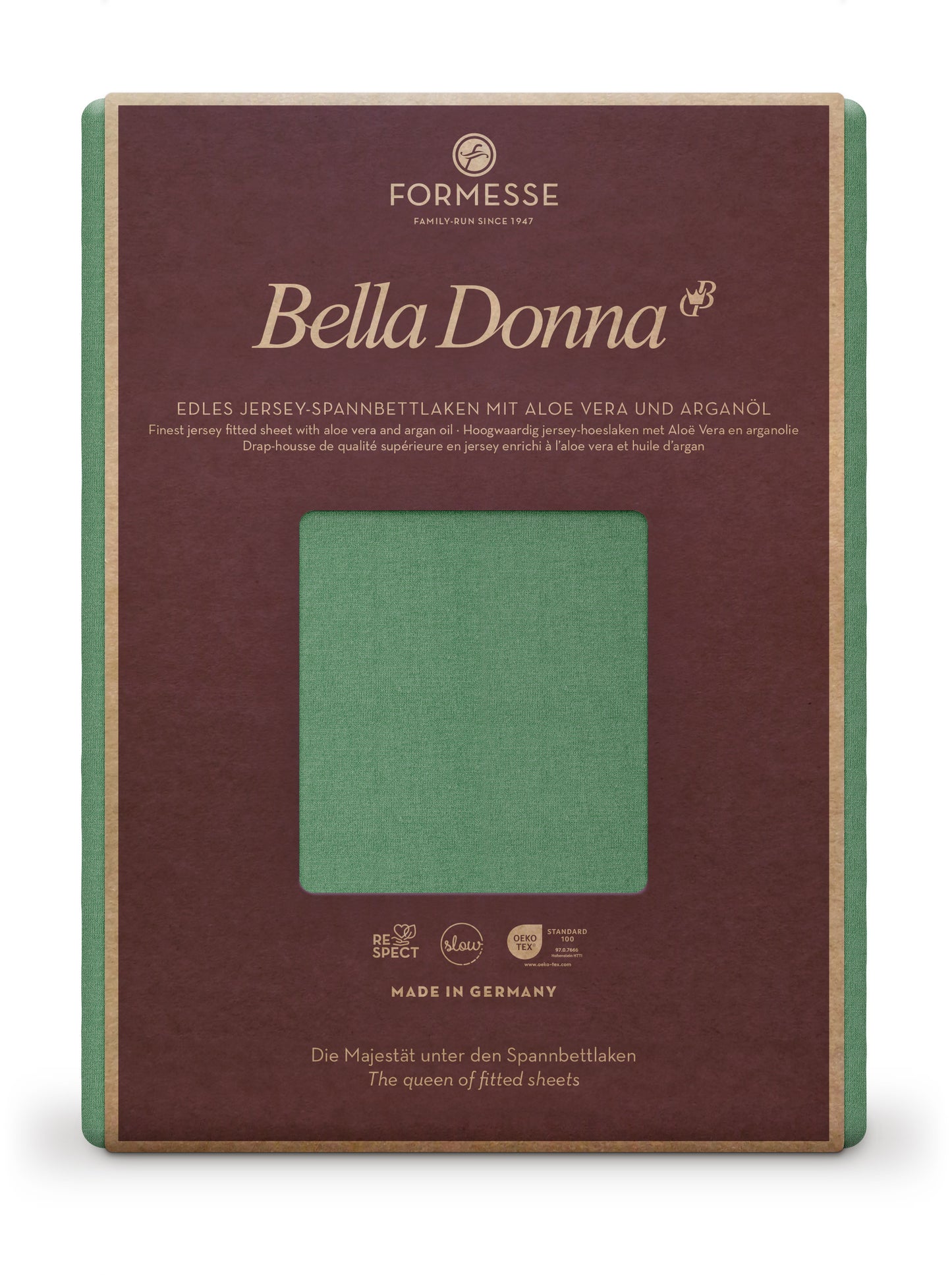 Formesse Bella-Donna Jersey Spannbettlaken 0533 olive