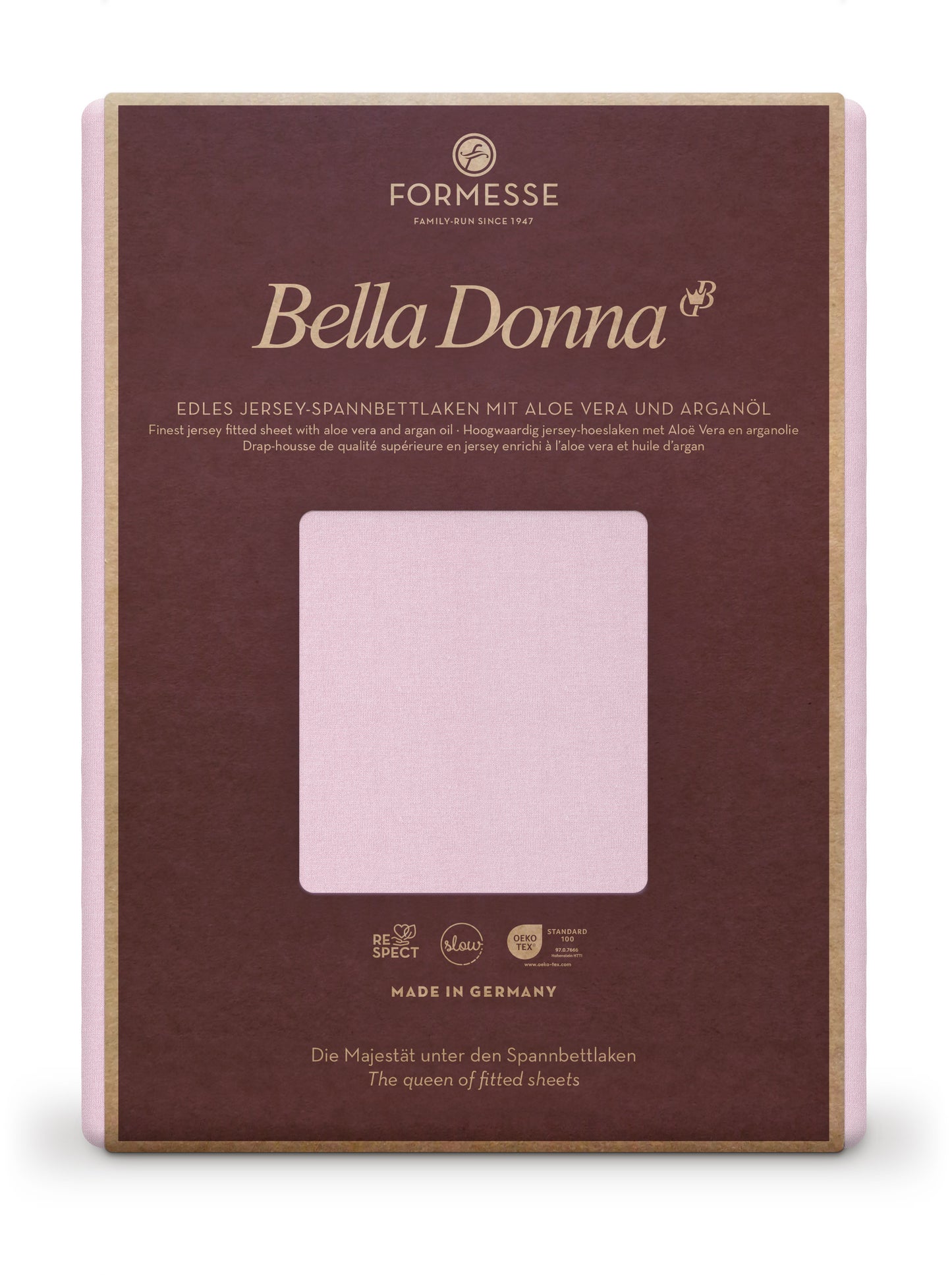 Formesse Bella-Donna Jersey Spannbettlaken 0566 rose
