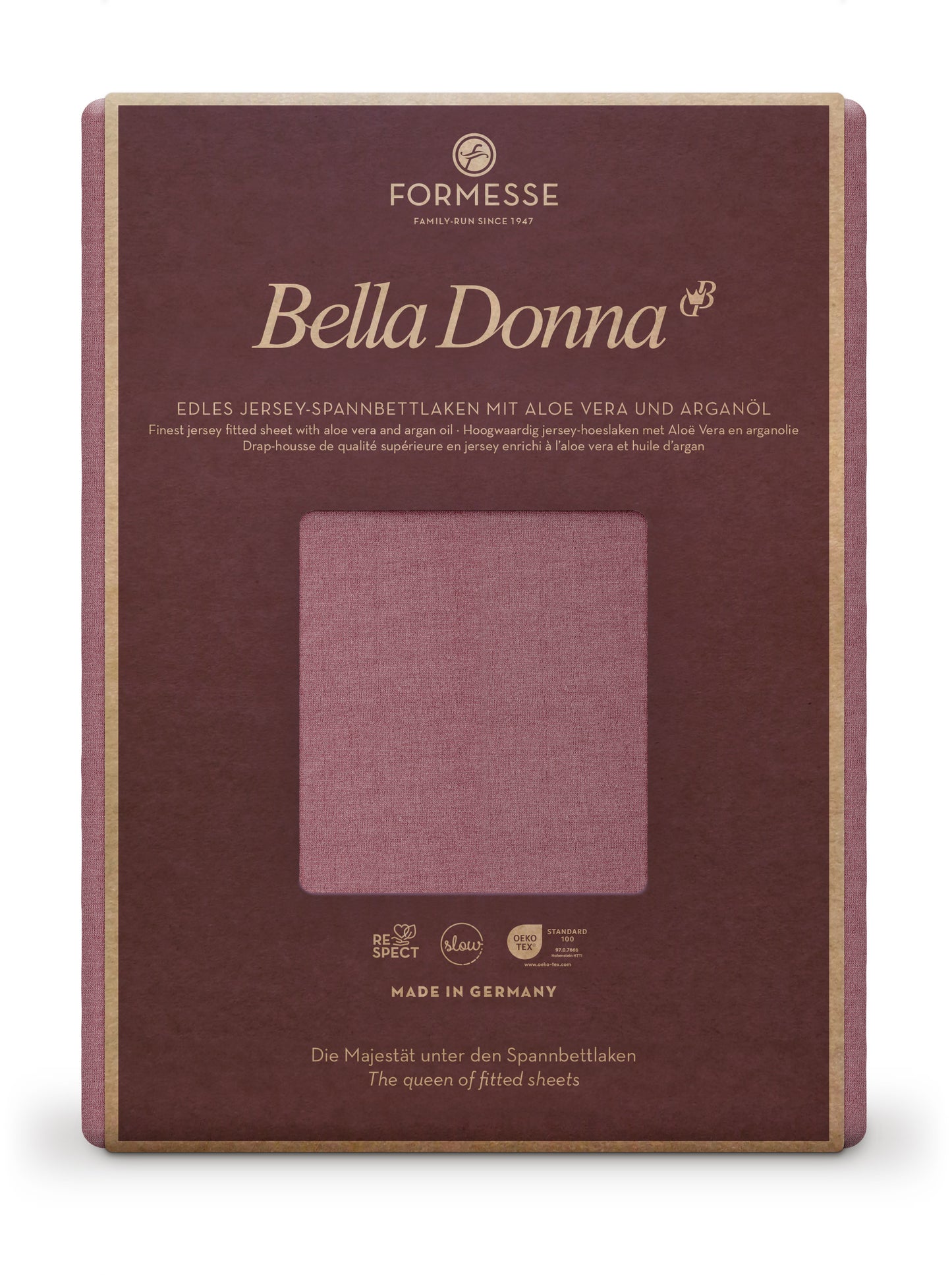 Formesse Bella-Donna Jersey Spannbettlaken 0567 vintage-rose