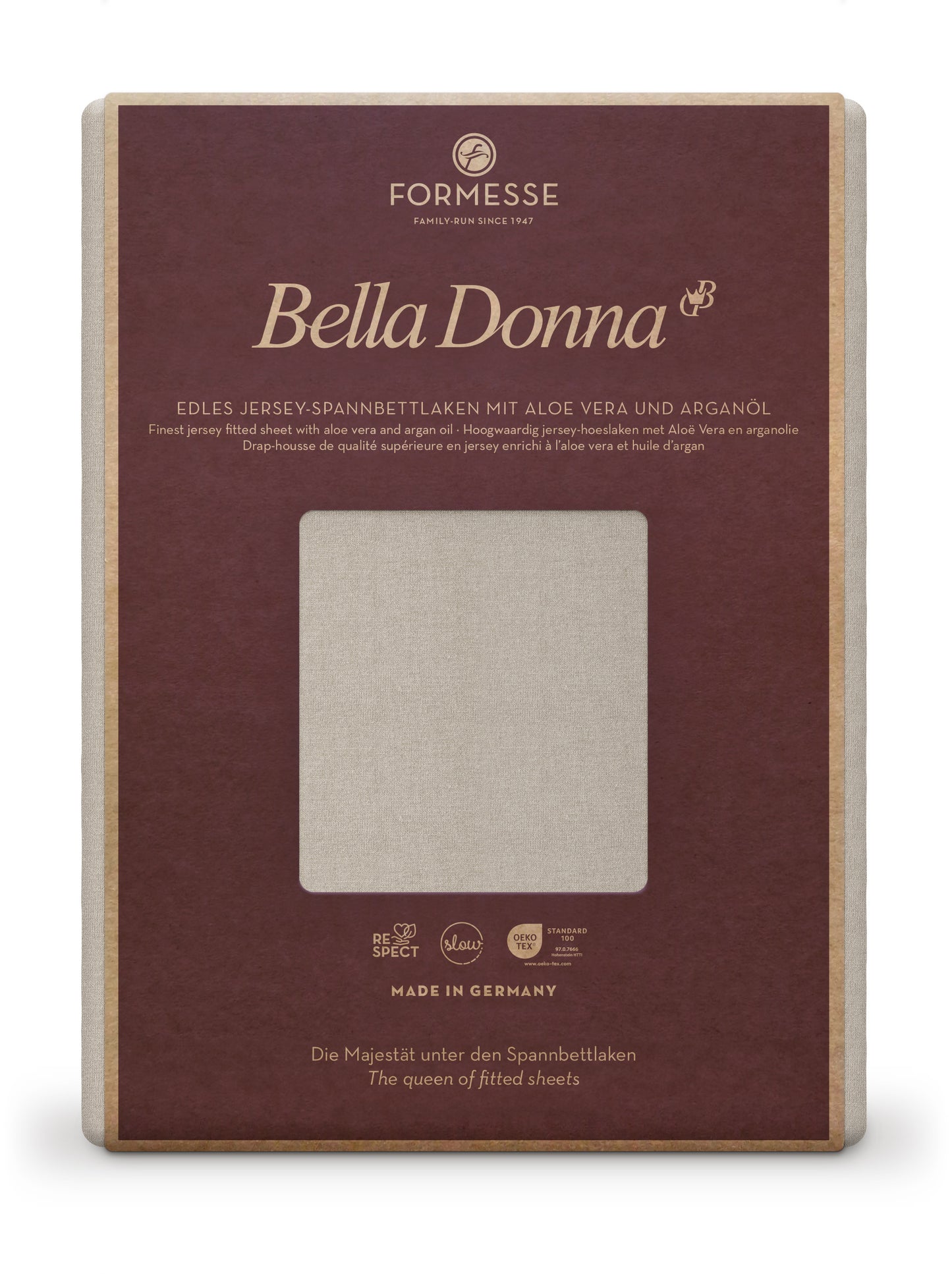 Formesse Bella-Donna Jersey Spannbettlaken 0710 perlgrau
